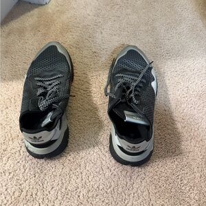 Adidas Monochrome Athletic Shoes